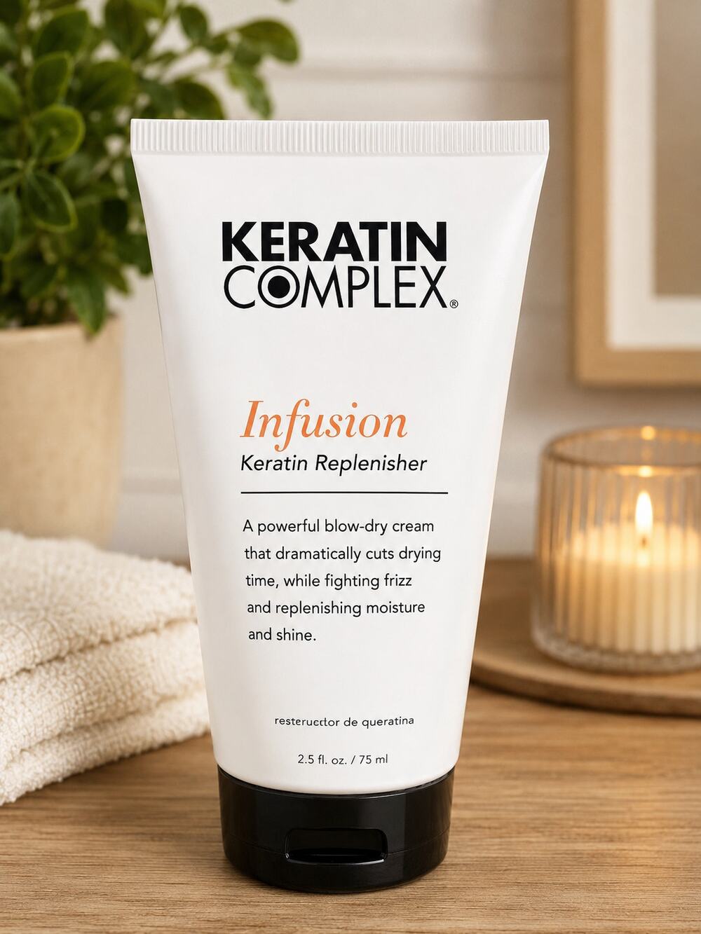 Infusion Keratin Replenisher Blow-Dry Cream 2.5 OZ NEW